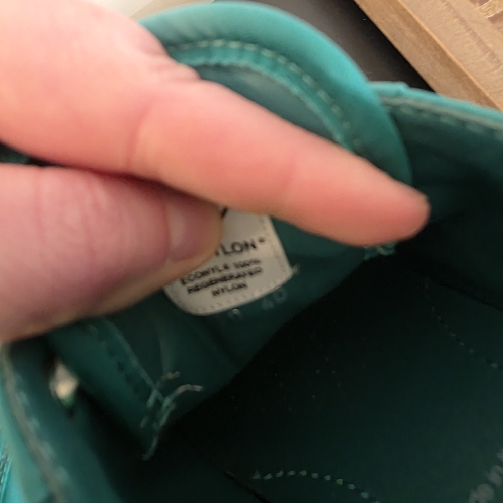 Authentic Prada Green Platform Tennis Shoes Sz 40 (10) - Picture 5 of 10